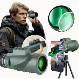 Falabella Monocular 80x100 HD con Visión Nocturna y Accesorios oferta