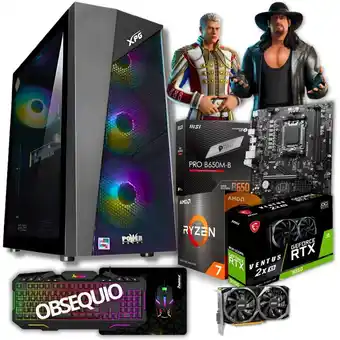 Falabella TORRE GAMER RYZEN 7 8700F/RTX 3050 6GB/16GB DDR5/SSD 1TB oferta