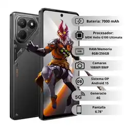 Falabella TECNO POVA 7 5G 256GB ROM 8+8GB RAM oferta