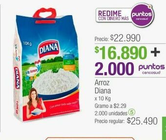 Jumbo Arroz diana x 10 kg oferta