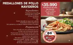 Jumbo San Nicolás Medallones de pollo navideños oferta