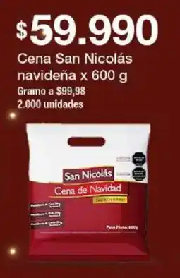 Jumbo San Nicolás cena de navidad beau oferta