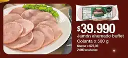 Jumbo Colanta jamón ahumado buffet oferta
