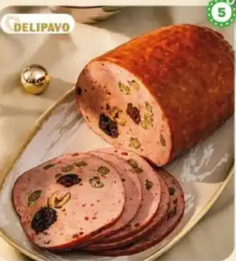 Delipavo rollo de pavo relleno