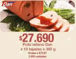 Jumbo Dan pollo relleno oferta