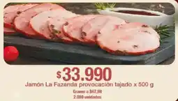 Jumbo Jamón La Fazenda provocación tajado oferta