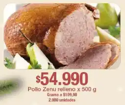 Jumbo Pollo Zenu relleno oferta