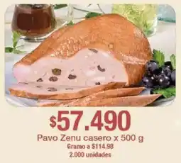 Jumbo Pavo Zenu casero oferta