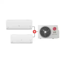 Alkomprar Aire Acondicionado LG 9.000+12.000 Btu Tipo Multi Split Inverter 220V 2IN1S21C3 Blanco oferta