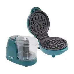 Alkomprar Combo UNIVERSAL Mini Waflera + Picatodo Color Azul Turquesa oferta