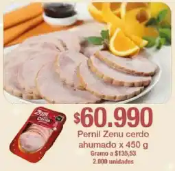 Jumbo Pernil Zenu cerdo ahumado oferta