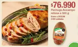 Jumbo Pechuga Avicampo rellena oferta