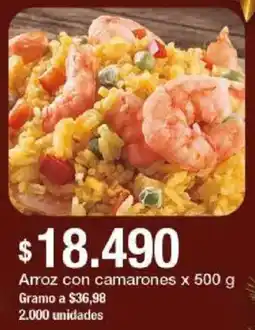 Jumbo Arroz con camarones oferta