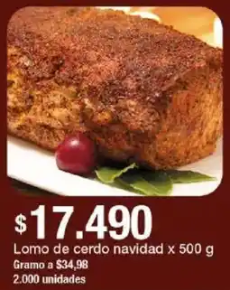 Jumbo Lomo de cerdo navidad oferta