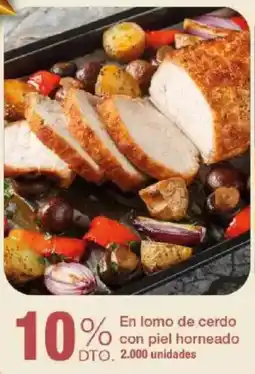 Jumbo En lomo de cerdo con piel horneado oferta