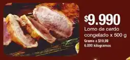 Jumbo Lomo de cerdo congelado oferta