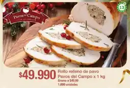 Jumbo Rollo relleno de pavo pavos del campo oferta
