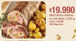 Jumbo Muchacho relleno en bandeja oferta
