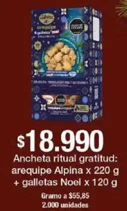 Jumbo Ancheta ritual gratitud oferta