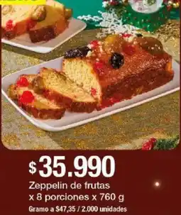 Jumbo Zeppelin de frutas oferta