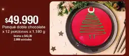 Jumbo Ponqué doble chocolate oferta