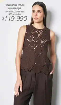 Jumbo Camiseta tejida sin manga oferta