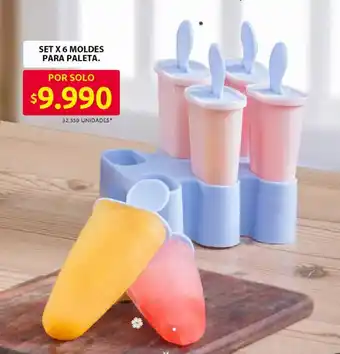 Moldes para paleta