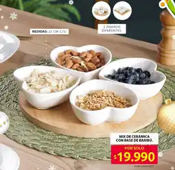 Ara Mix de cerámica con base de bambú oferta