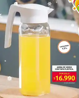 Ara Jarra de vidrio con tapa plástica oferta