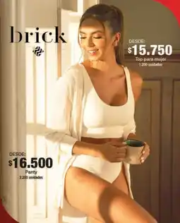 Jumbo Brick top para mujer oferta