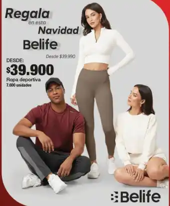 Navidad belife ropa deportiva