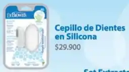 Jumbo DrBrown's cepillo de dientes en silicona oferta