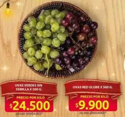 Ara Uvas verdes sin semilla oferta