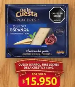 Ara Queso español tres leches de la cuesta oferta