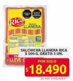 Ara Rica salchicha llanera oferta