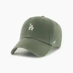 Falabella Gorra Los Angeles Dodgers 47 Clean Up Verde Musgo Logo Pequeño - Original oferta