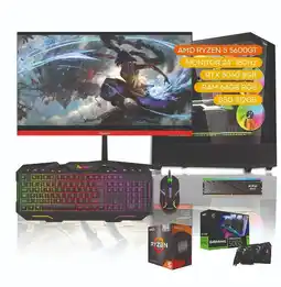 Falabella COMPUTADOR TORRE GAMER RYZEN 5 5600GT RTX 5060 8 GB 64 GB DDR5/512 SSD 24 GAMER oferta