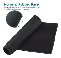 Falabella Mouse pad Gamer negro 80cm X 30cm X 3mm MODP11 oferta