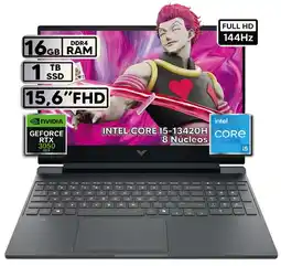 Falabella PORTATIL GAMER VICTUS 15 INTEL CORE I5-13420H 16GB RAM 1TB SSD RTX 3050 15.6″ FHD 144Hz PLATA oferta