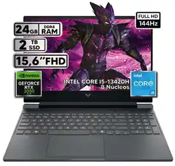 Falabella PORTATIL GAMER VICTUS 15 INTEL CORE I5-13420H 24GB RAM 2TB SSD RTX 3050 15.6″ FHD 144Hz PLATA oferta