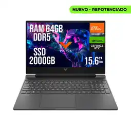 Falabella VICTUS AMD RYZEN 7 7445HS RTX 4050 6GB SSD 2TB RAM 64GB LED 15,6 FHD 144Hz oferta