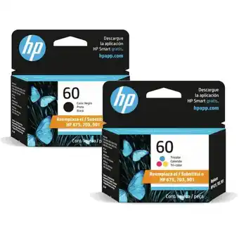 Falabella JUEGO CARTUCHOS 60 NEGRO Y TRICOLOR ORIGINAL oferta