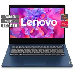 Falabella IDEAPAD AMD RYZEN 7-5700U SSD 2TB RAM 8GB LED 14 FHD oferta