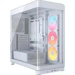 Falabella Chassis Mid Tower 4500X RS-R FRAME Blanco Con Vidrio Transparente ARGB Preciso oferta