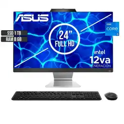 Falabella TODO EN UNO INTEL CORE I5-1235U SSD 512GB RAM 8GB LED 24 FULL HD oferta