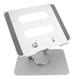 Falabella Soporte Giratorio 360° Para Portátiles Y Tablets En Aluminio Plateado oferta