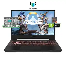 Falabella Portátil TUF AMD Ryzen 7 RTX 3050Ti 40GB 512GB 15.6 oferta