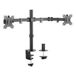Falabella Soporte Brazo Monitor 2 Pantallas LCD LED Para Escritorio Mesa Color Negro 32 oferta