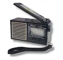 Falabella Radio Am Fm Recargable Con Panel Solar Y Linterna - Usb Sd oferta