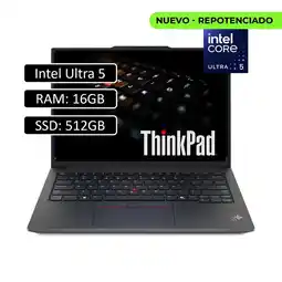 Falabella PORTATIL THINKPAD E14 ULTRA 5 125U RAM 16GB - SSD 512GB -WIN11 PRO - 14 oferta